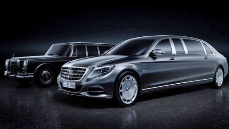 Mercedes hat Maybach wiederbelebt, hier der Pullman.