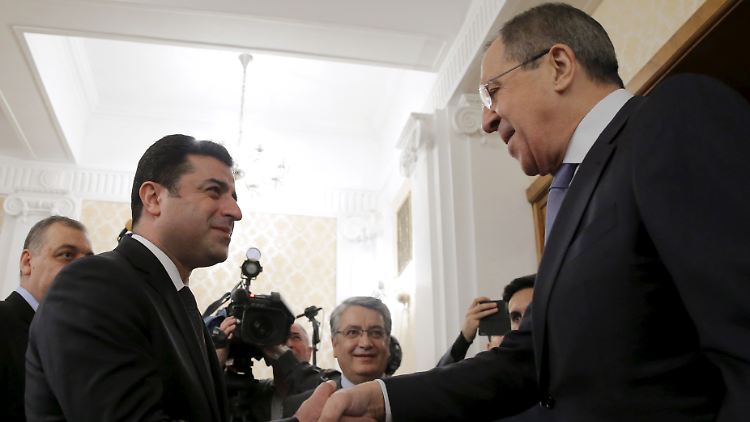 Lawrow und Demirtas am Mittwoch in Moskau