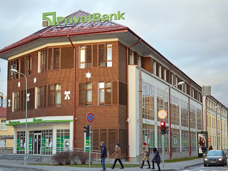 Lagern hier Millionen aus Moldau? Filiale der lettischen Privatbank in Riga.