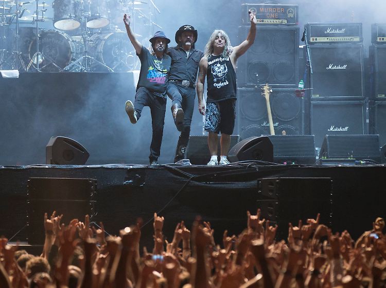 Motörhead bestand zuletzt aus Phil Campbell, Lemmy Kilmister und Mikkey Dee.
