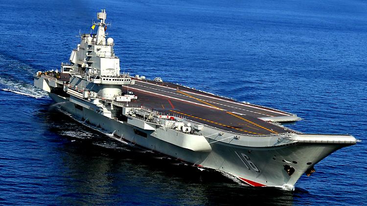 Der Flugzeugträger "Liaoning" war noch ein Weiterbau eines russischen Schiffes.