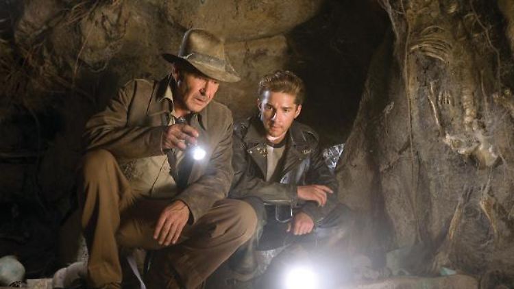 Harrison Ford und Shia LaBeouf in "Indiana Jones und das Königreich des Kristallschädels".