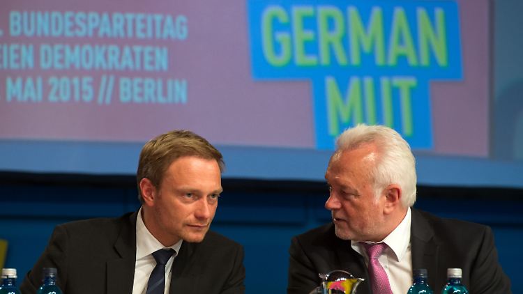 Mit "German Mut" wollen Christian Lindner (l.) und Wolfgang Kubicki die FDP zurück in den Bundestag bringen.