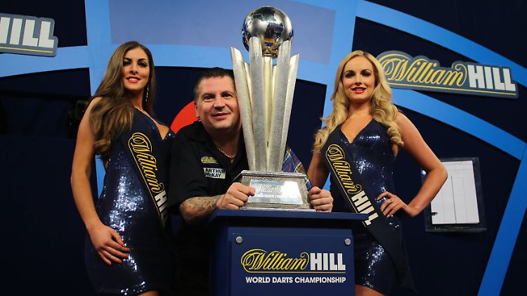 Im siebten Darts-Himmel: Weltmeister Gary Anderson.