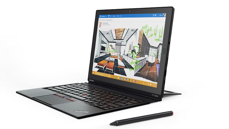 Das Thinkpad X1 Tablet wird mit dem passenden Zubehör zum Notebook.