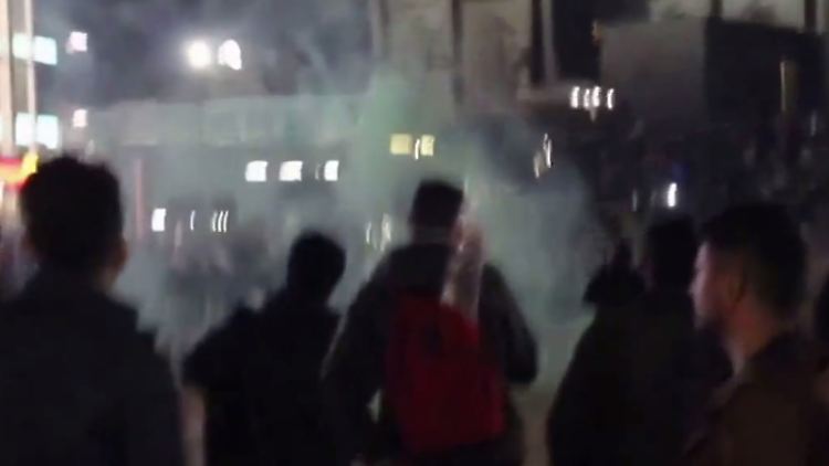 Ausnahmezustand auf dem Platz vor dem Hauptbahnhof: die Silvesternacht in Köln.