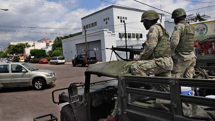 Die Militärpräsens im Kampf gegen die Drogenkartelle ist allgegenwärtig.