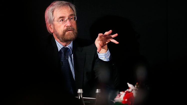 "Wenn man Geld druckt, bekommt man immer Inflation - immer": EZB-Chefvolkswirt Peter Praet.