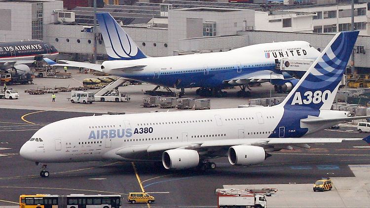 Der Airbus A380 gilt als Sorgenkind des Flugzeugbauers.