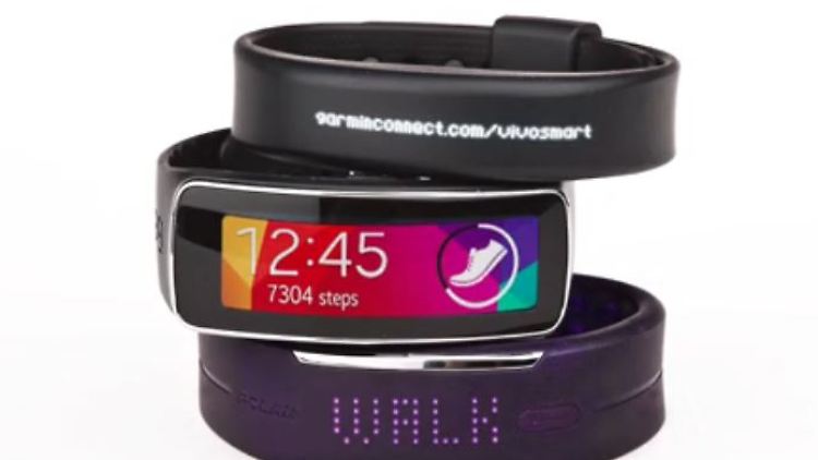 Garmins Vivosmart, Samsungs Gear Fit und Polars Loop gehören zu den teureren unter den Fitnessarmbändern.