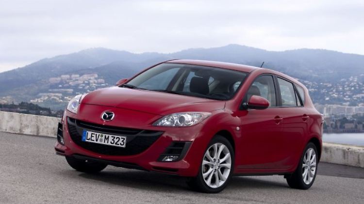 Golf-Rivale: der Mazda3. 