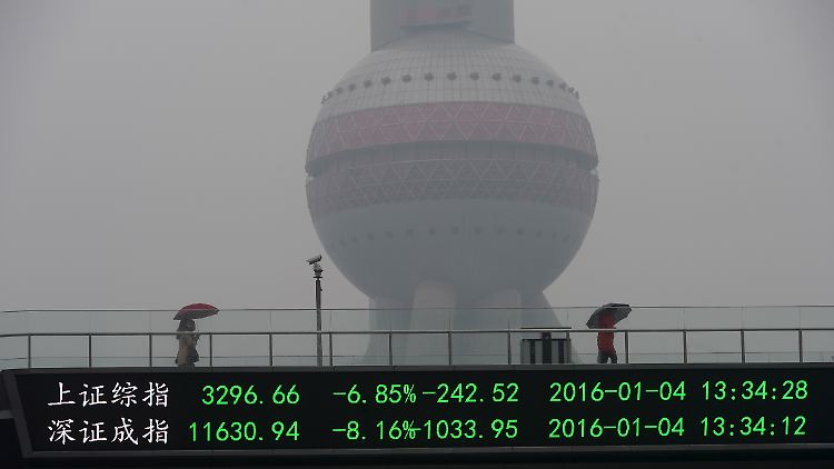 China erlebte zwei Börsen-Crashs in einer Woche.
