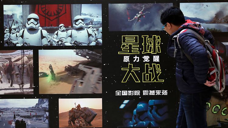 In China läuft "Star Wars" mit Verspätung an: Rekordeinnahmen gibt es allerdings nicht.