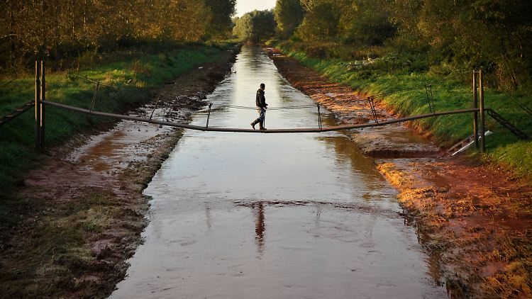 Der Fluss Marcal ist völlig kontaminiert. 