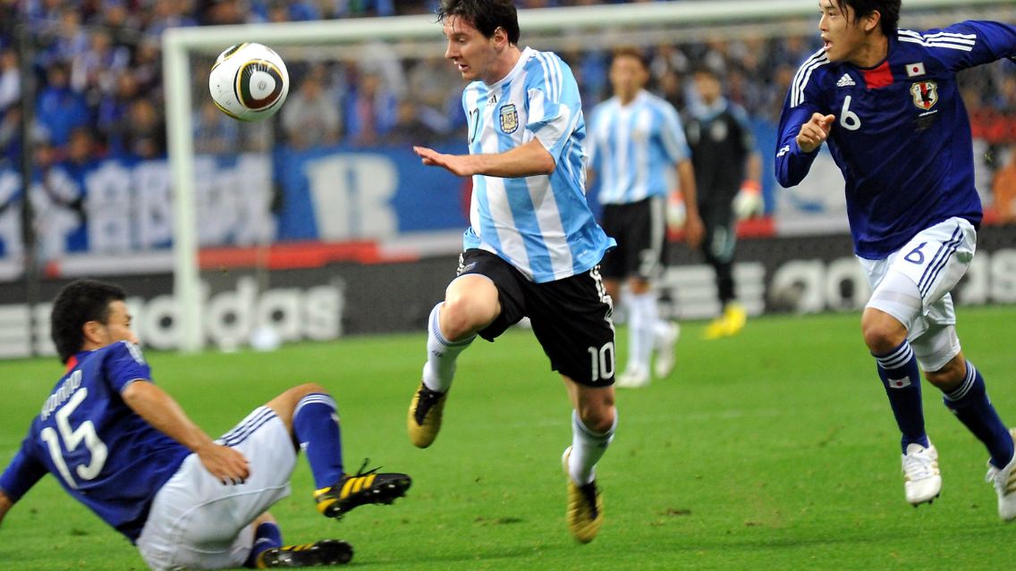 Lionel Messi, Mitte: Viele Chancen, kein Tor.