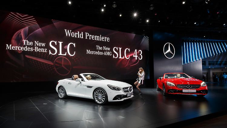 Der SLC feiert in Detroit seine Weltpremiere und löst den SLK ab.