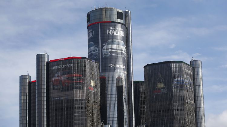 Optimismus im GM-Hauptsitz in Detroit.