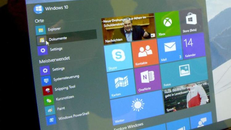 Windows 10 ist für alle Microsoft-Produkte geeignet.