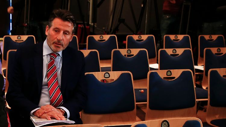 IAAF-Präsident Sebastian Coe war bei der Präsentation des zweiten Wada-Berichts in München vor Ort.