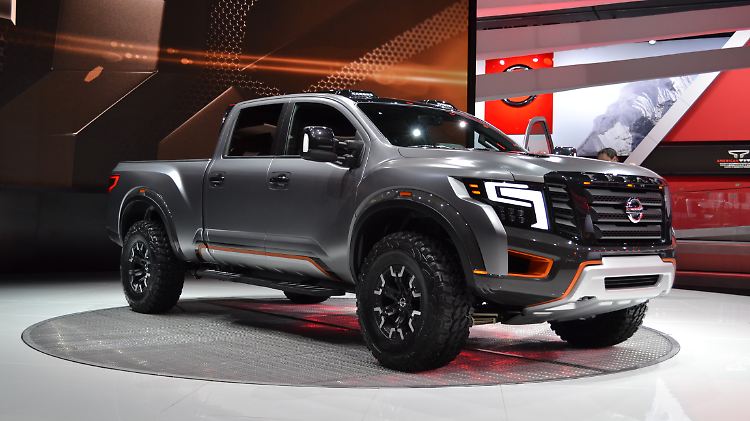 Höher, breiter, länger: Der Nissan Titan Warrior soll - wenn auch nur als Studie - Ford und Ram das Fürchten lehren.