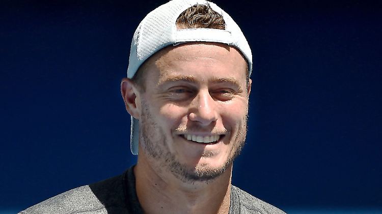 Lleyton Hewitt während des Tranings in Melbourne Park.
