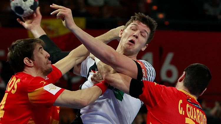 Gutes Spiel, keine Punkte: Die deutschen Handballer konnten sich zum EM-Start gegen Spanien nicht belohnen.
