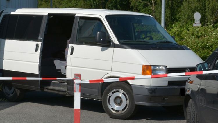 Diesen Geldtransporter hatten die drei überfallen.