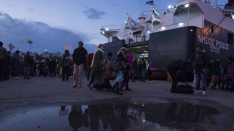 Flüchtlinge in Griechenland.