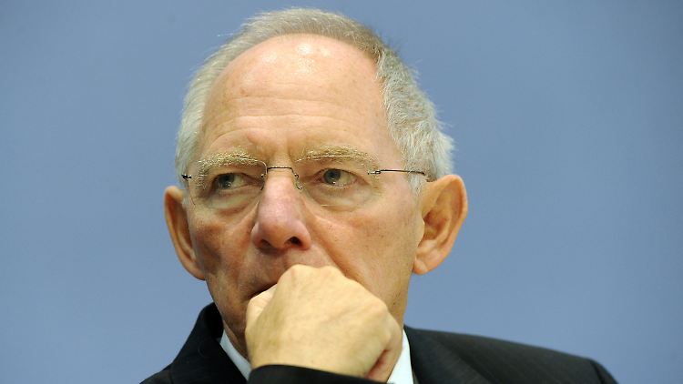 Rücktrittsgerüchte zurückgewiesen: Wolfgang Schäuble.