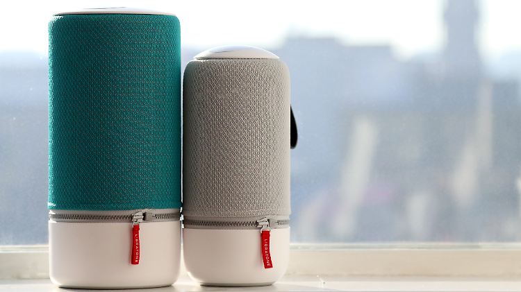 Zylinder mit Stoffhülle: Libratone Zipp und Zipp Mini. 