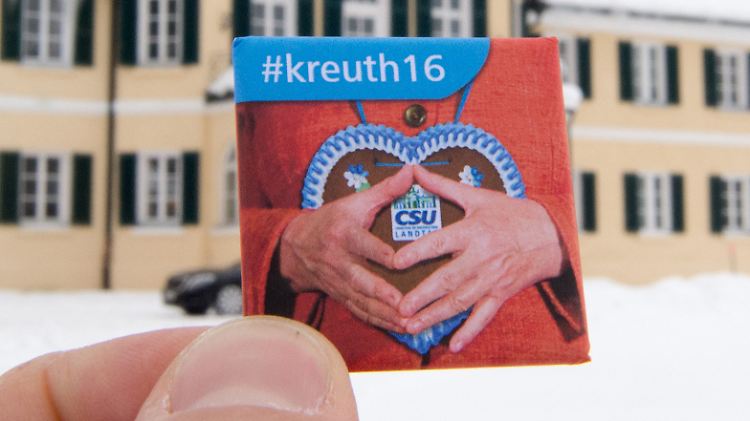 Sinn für Ironie hat die CSU ja: So sehen die Presseausweise für die Klausur der CSU-Landtagsfraktion in Wildbad Kreuth aus.