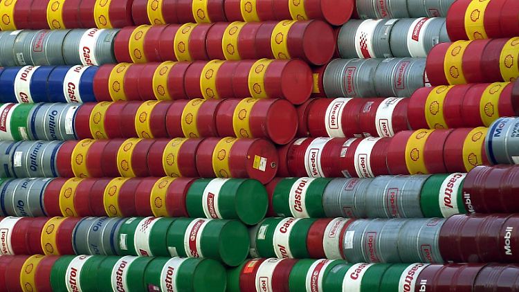 Seit Montagmorgen ist der Brent-Preis etwa 12 Dollar je Barrel eingebrochen.