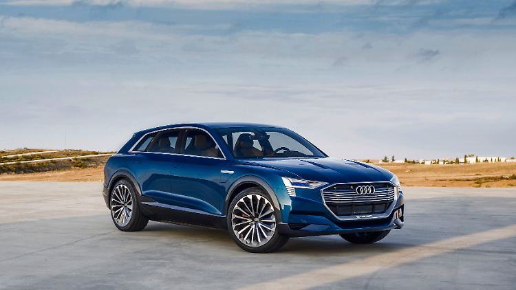 So könnte das Elektro-SUV von Audi aussehen, dessen Produktion 2018 in Serie geht.