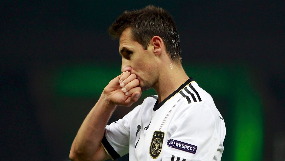 "Hier habe ich den Lauf, den ich bei Bayern ein bisschen vermisse": Miroslav Klose.