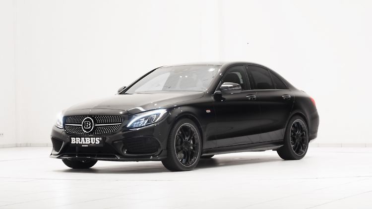 Bei der äußerlichen Aufarbeitung des Mercedes C 450 4-Matic hat sich Brabus zurückgehalten.