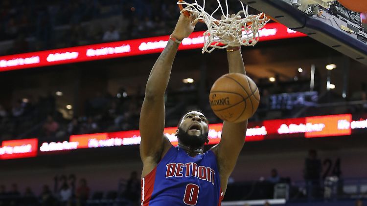 Obwohl er 23 Freiwürfe vergab, kam Andre Drummond am Ende auf 17 Punkte für die Detroit Pistons.