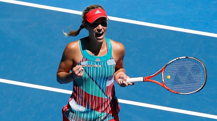 Angelique Kerber hat es ins Viertelfinale in Melbourne geschafft.