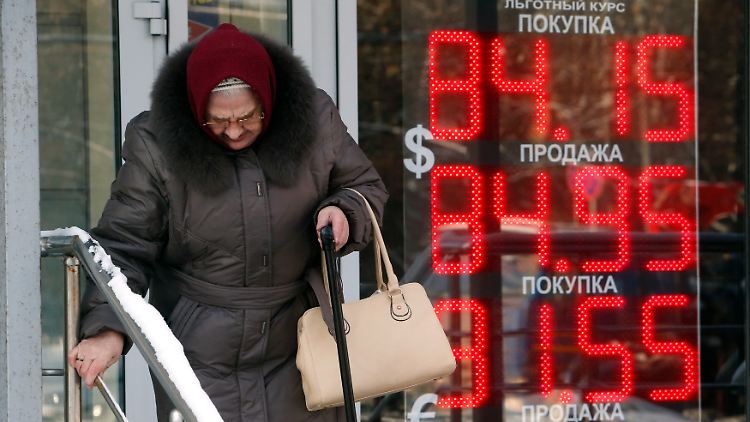 Die Krise der russischen Wirtschaftskrise trifft vor allem die Schwachen.