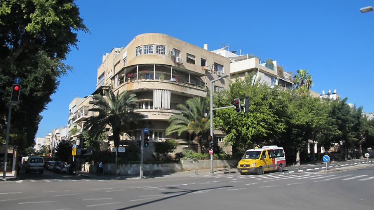 Die Bauhaus-Gebäude sind typisch für Tel Aviv.