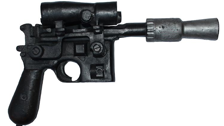 Der DL-44 Blaster aus "Star Wars" wird versteigert, er ist einer deutschen Waffe nachempfunden.