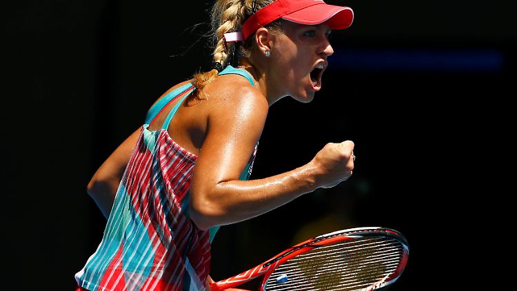 Mit guten Vorsätzen in die Saison 2016 gestartet: Das Halbfinale in Melbourne ist ein erstes Ausrufezeichen der "neuen" Angelique Kerber.
