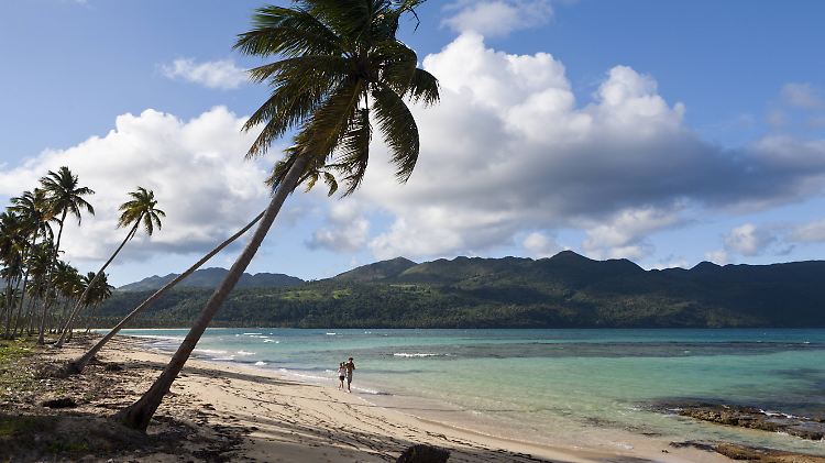 Playa Rincon auf der Halbinsel Samana.