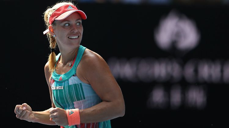 Steffi Graf hat ihr schon gratuliert: Angelique Kerber hat allen Grund zu strahlen.