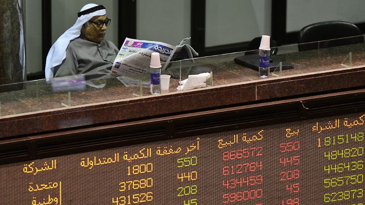 An der Börse in Kuwait-Stadt