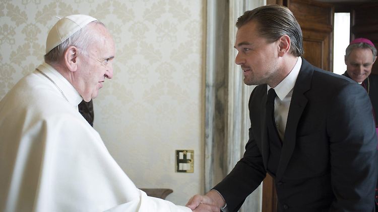 Der Klimawandel war vermutlich ihr Top-Thema: Papst Franziskus und Leonardo DiCaprio.