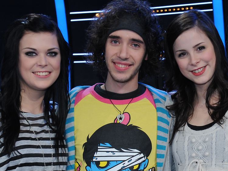 Bei "Unser Star für Oslo" musste sich "Dursti" nur Lena (r.) und Jennifer Braun geschlagen geben.