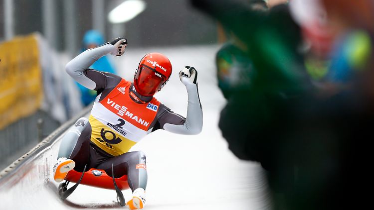 Und wieder Gold: Felix Loch darf erneut jubeln.