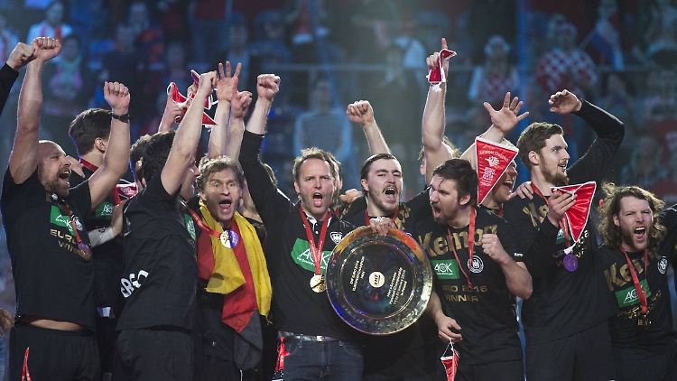 So sehen Handball-Europameister aus.