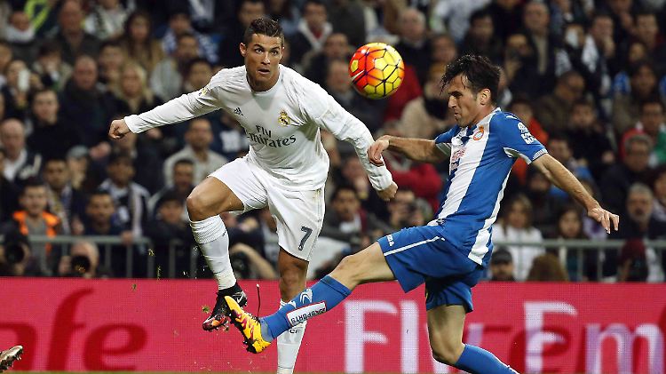 Christiano Ronaldo traf drei Mal für Real.