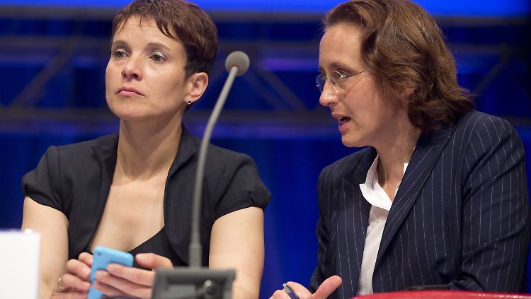 Mit Frauke Petry und Beatrix von Storch hat die AfD zwei Frauen an der Spitze.